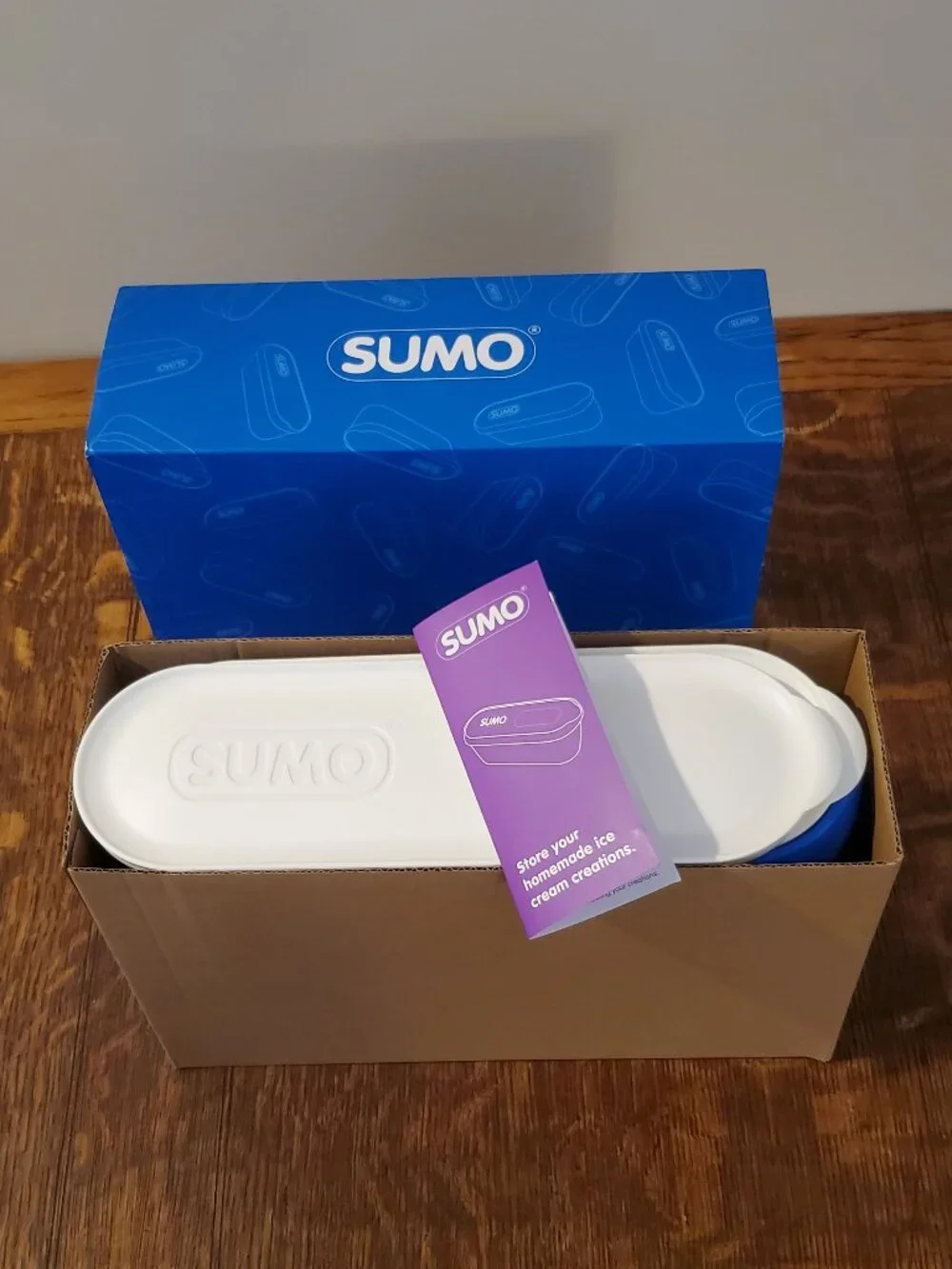Sumo Set of Two 1.5 Qt Ice Cream Containers